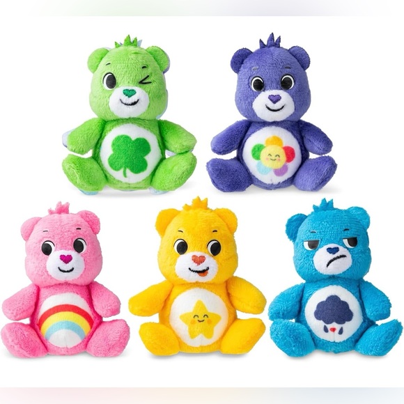 Micro Teenies Care Bears 3" Micro Plush 5-Pack Treasure Box - Brand New & Sealed - Picture 2 of 16